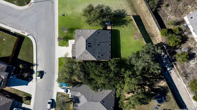 a view of a swimming pool with a slide