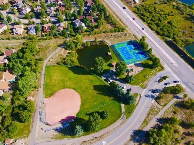 a view of a backyard with a garden