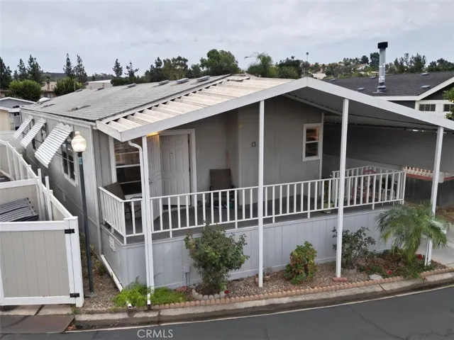 front view of a house with a porch