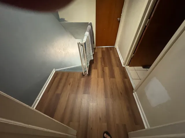 a view of wooden floor