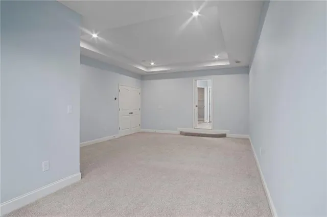 a view of small space with racks on the wall