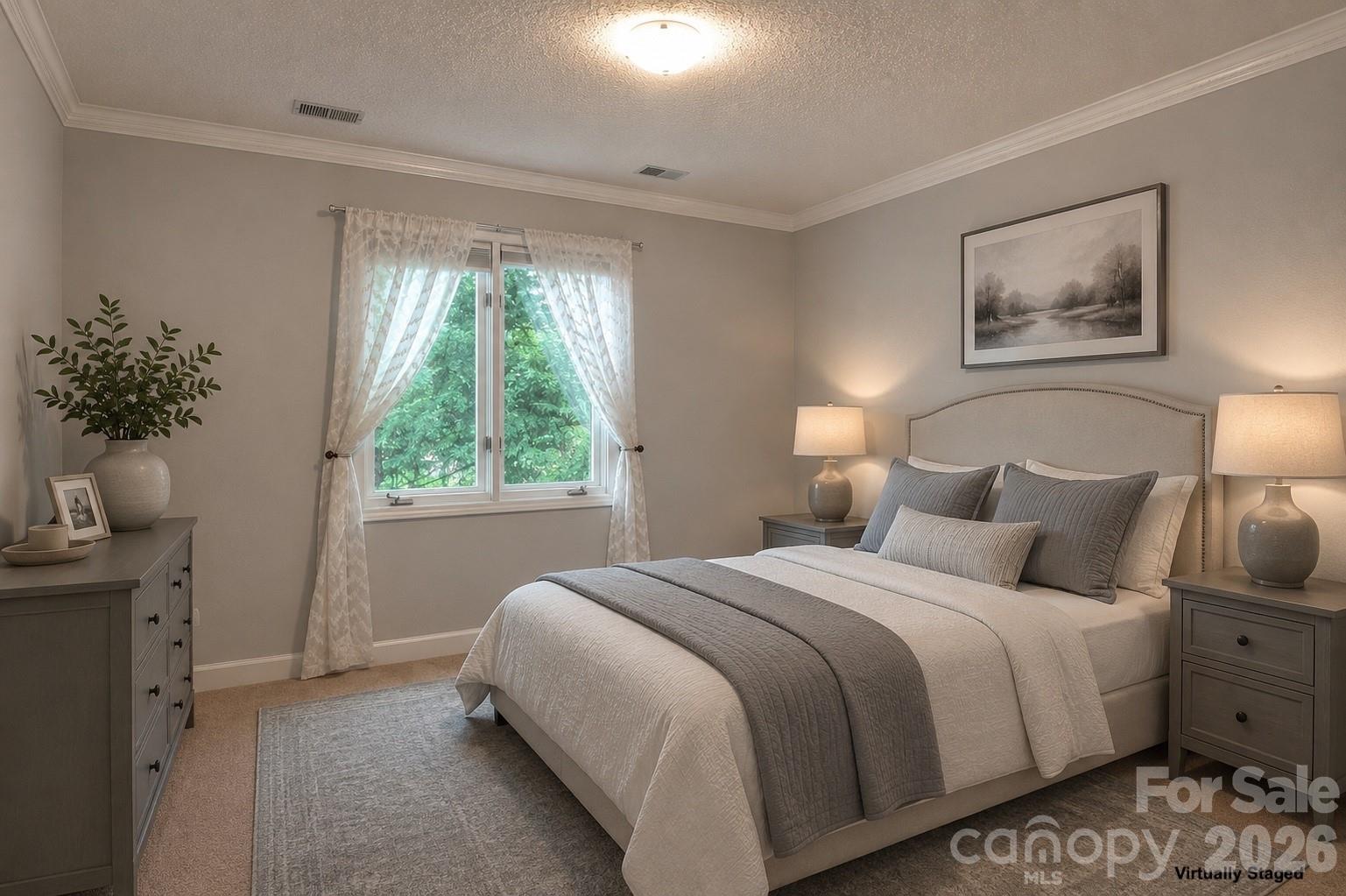 3408 Providence Manor Road Charlotte, NC 28270 - Photo 28 of 39 a bedroom with a bed and a window