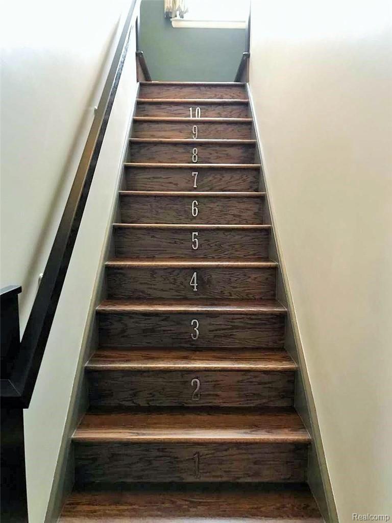 4158 Amherst Road Royal Oak, MI 48073 - Photo 11 of 25 Fun stairway Design