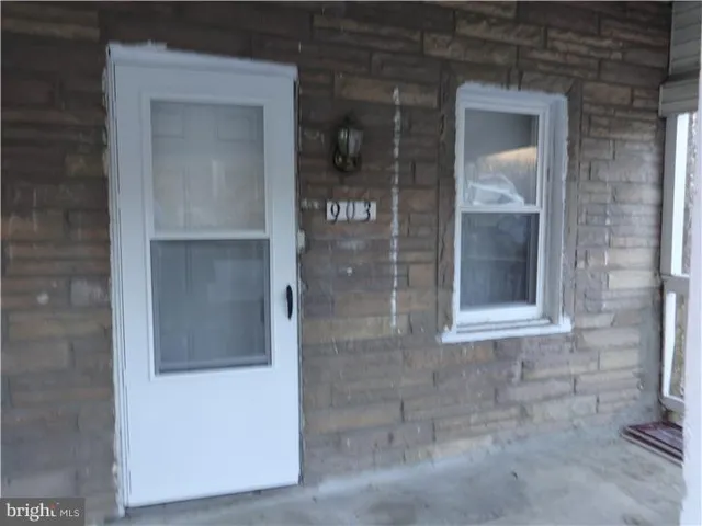 a view of front door