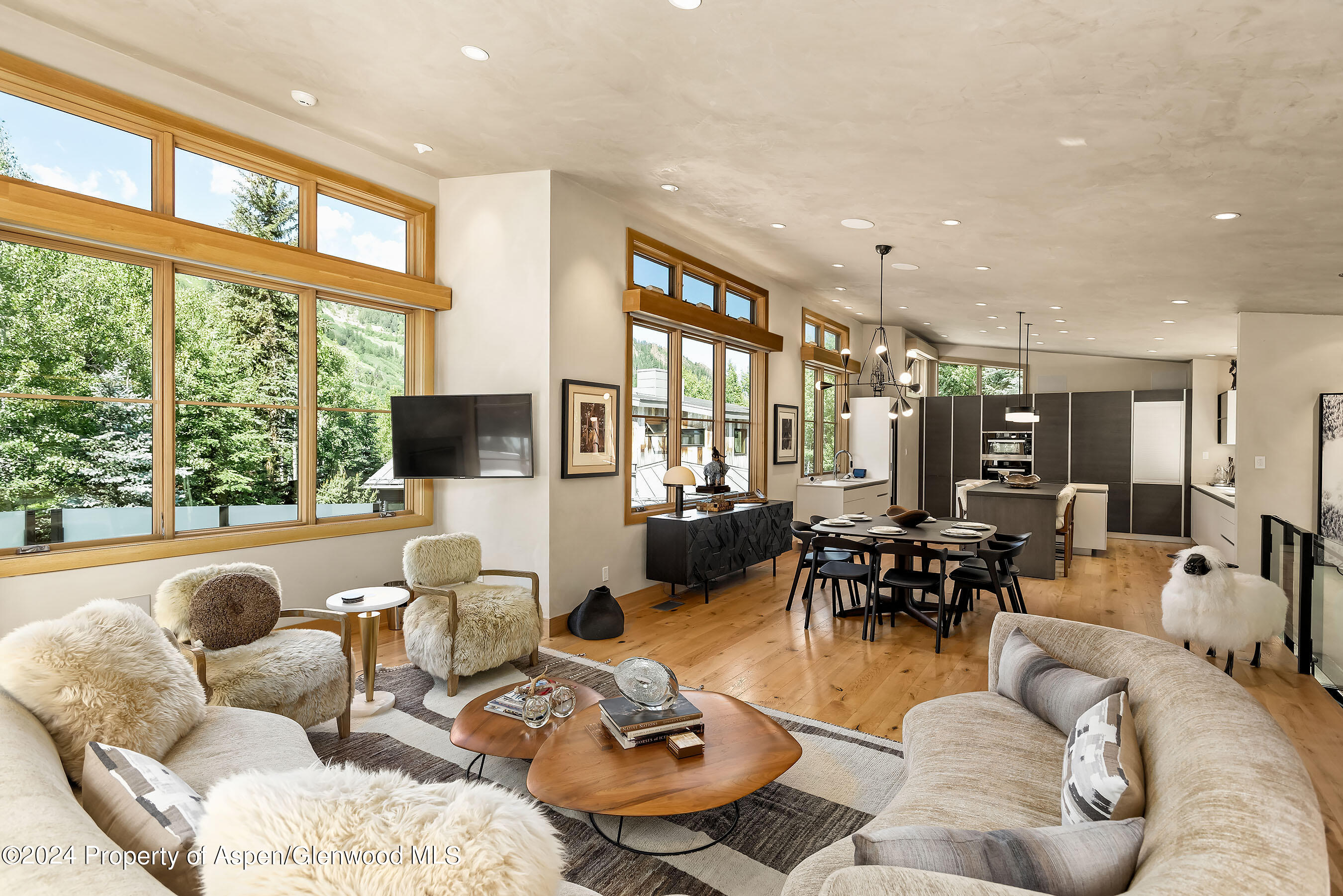 1190 Riverside Drive Aspen, CO 81611 - Photo 5 of 31 a living room with furniture and a large window