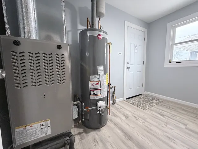 a view of a storage & utility room