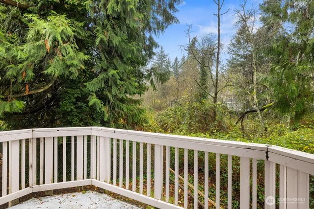 a view of a wooden fence and floor