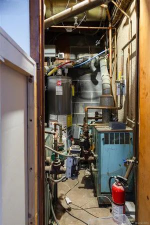 a view of storage and utility room