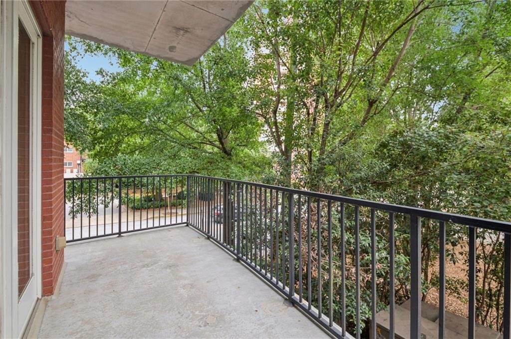 384 Ralph McGill Boulevard Northeast, Unit 105 Atlanta, GA 30312 - Photo 20 of 29 a view of balcony with outdoor space