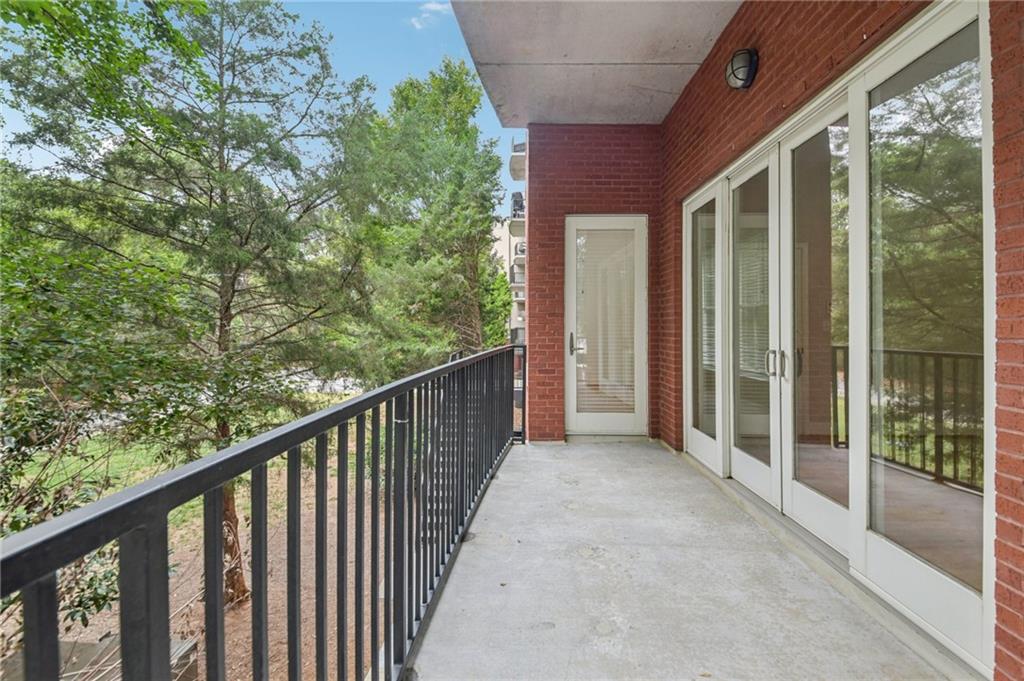 384 Ralph McGill Boulevard Northeast, Unit 105 Atlanta, GA 30312 - Photo 21 of 29 a view of balcony
