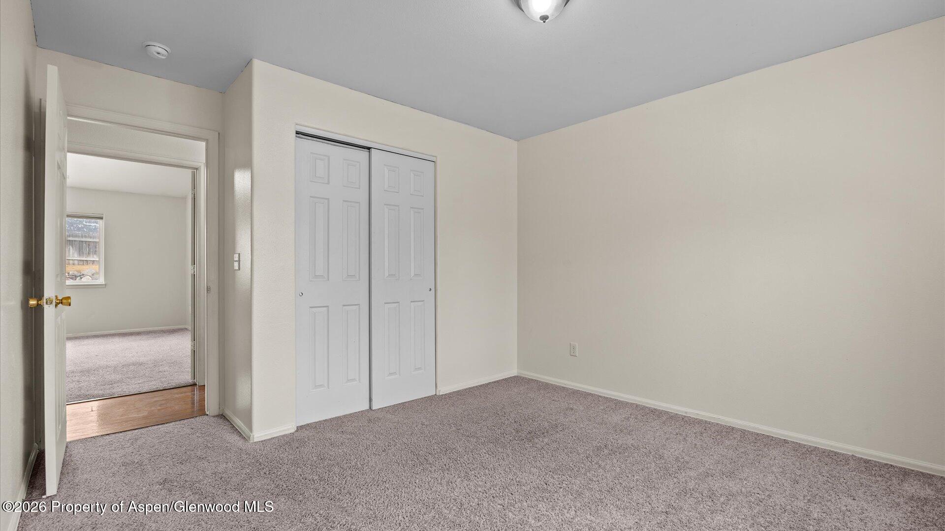 188 Cliff View Circle Parachute, CO 81635 - Photo 28 of 36 wooden floor and closet in a room