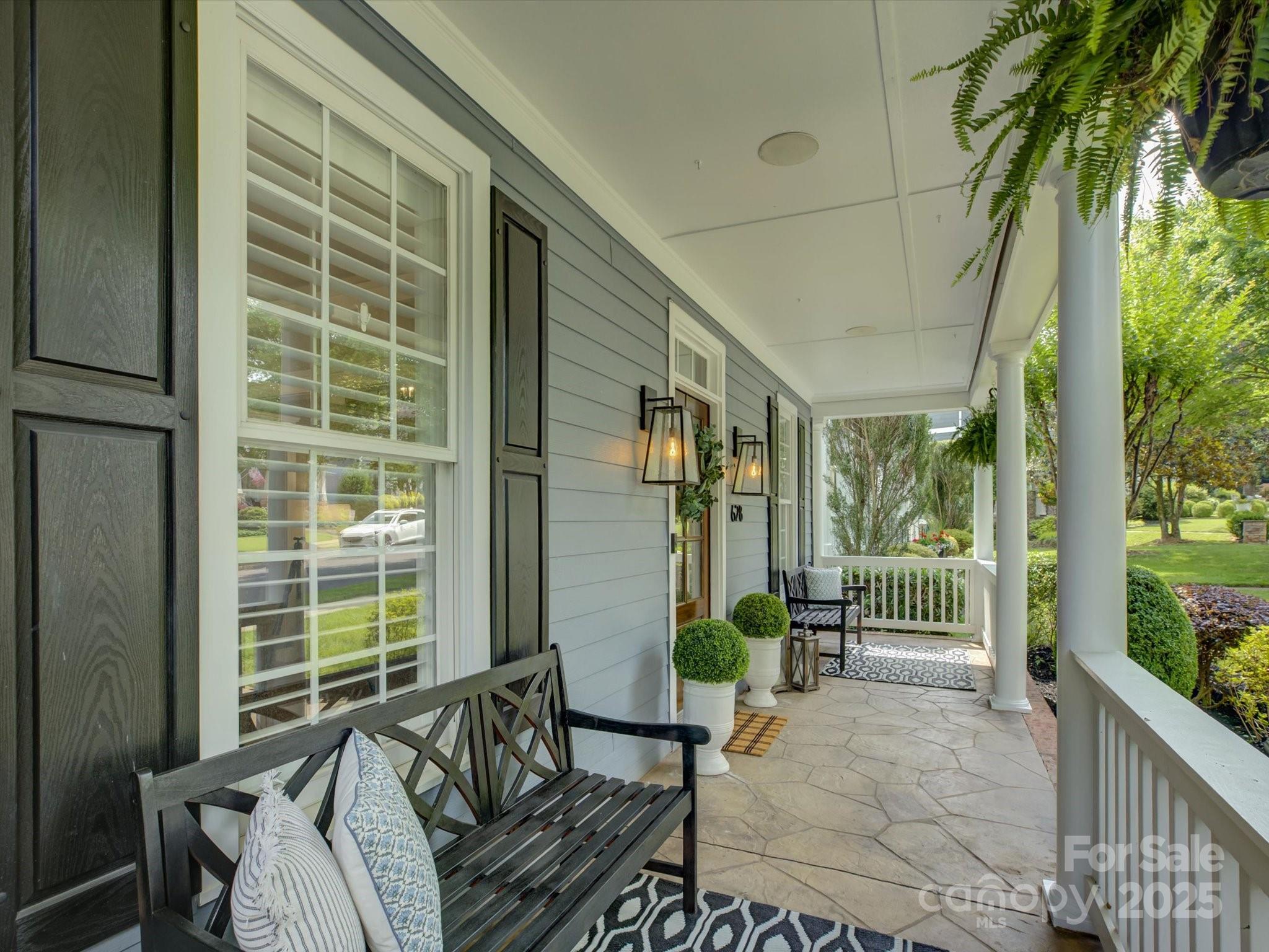 628 Bracket Street Fort Mill, SC 29708 - Photo 4 of 48 a balcony with furniture and garden view