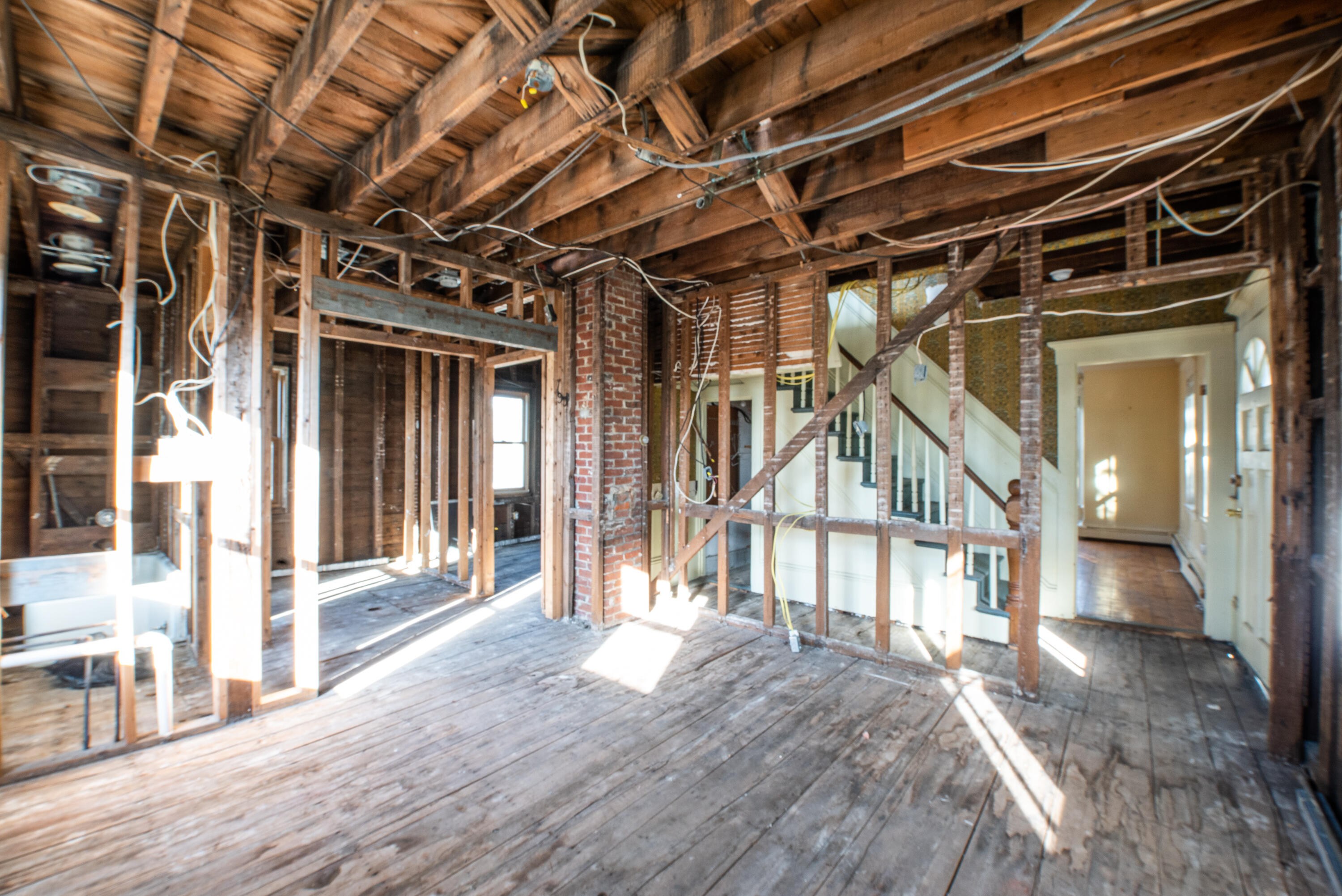 6 Bangs Street Provincetown, MA 02657 - Photo 16 of 36 a view of staircase with large window