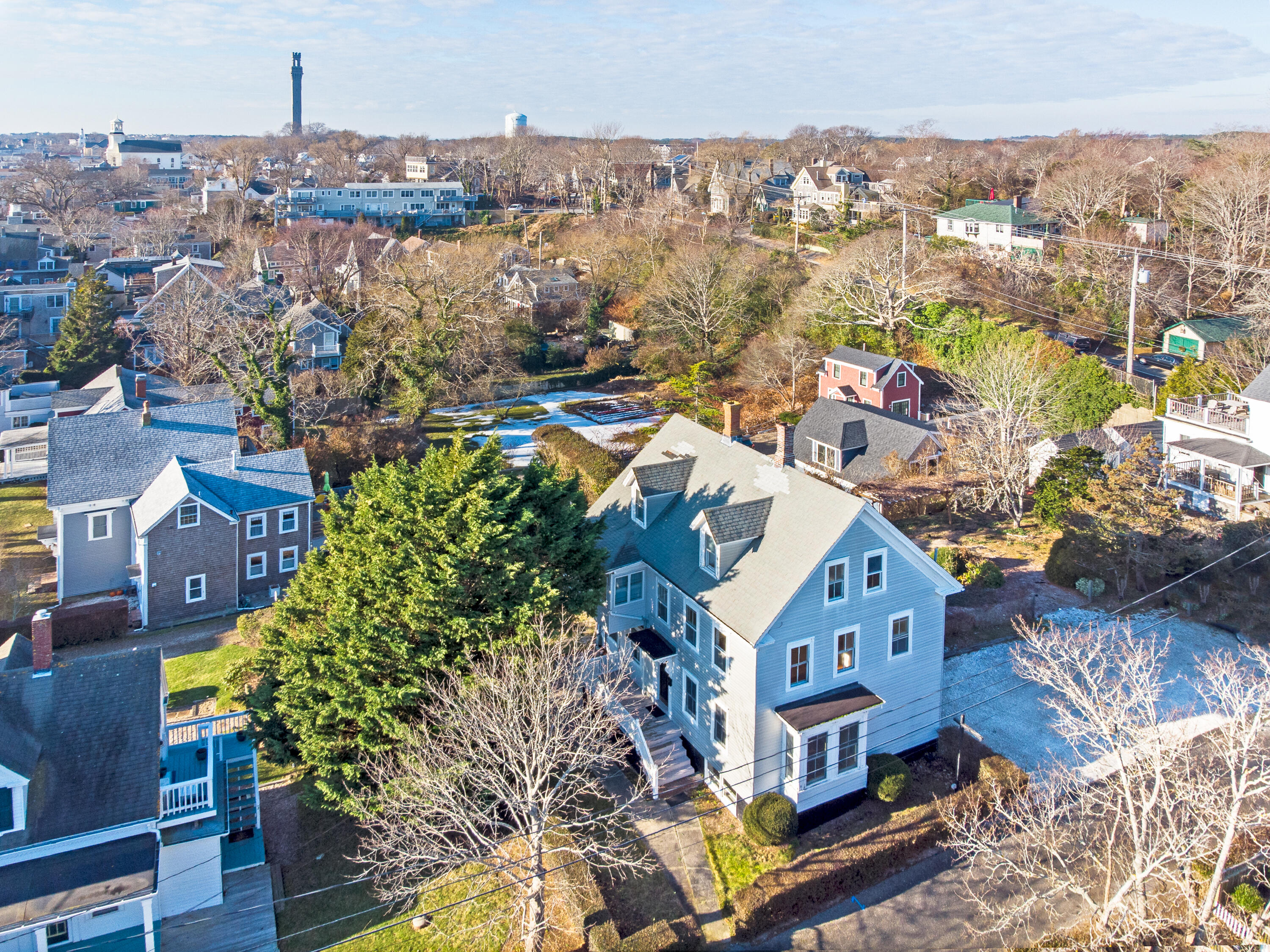 6 Bangs Street Provincetown, MA 02657 - Photo 10 of 36 an aerial view of residential houses with outdoor space