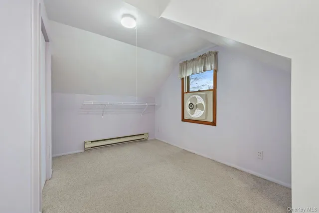 a view of terrace with lake view