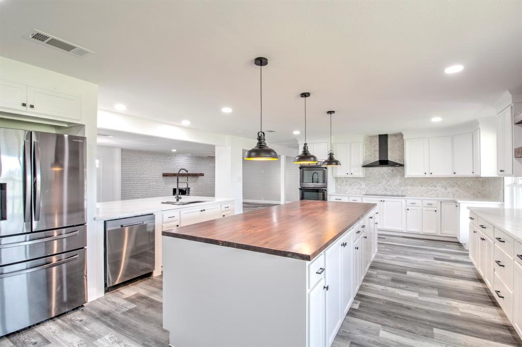 3884 Lois Road East Sanger, TX 76266 - Photo 16 of 40 Stainless Steel Appliances, Butcher Block Island!