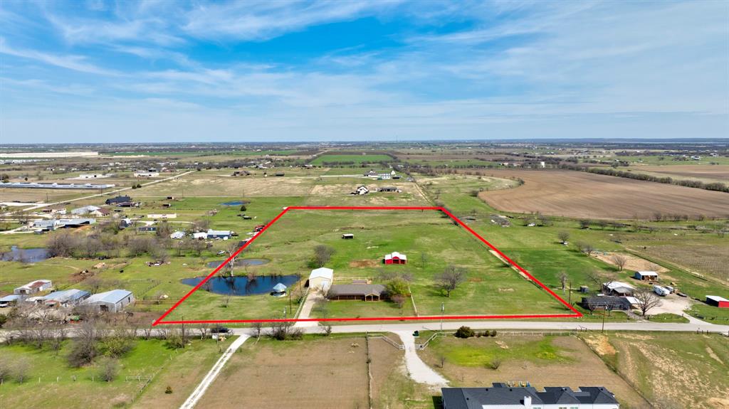 3884 Lois Road East Sanger, TX 76266 - Photo 39 of 40 Ariel View of the property, 12.42 Acres!