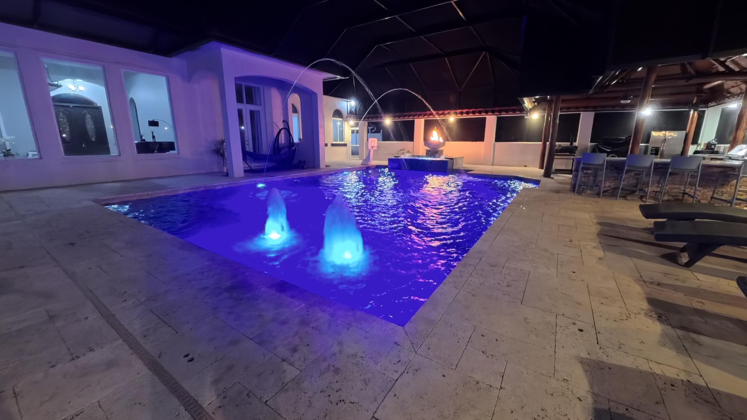 14225 43rd Road North Loxahatchee, FL 33470 - Photo 80 of 108 Pool Night