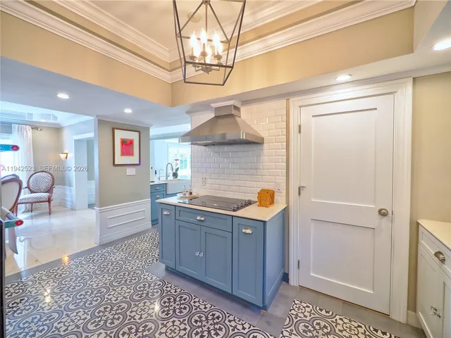 a workspace with furniture and wooden floor