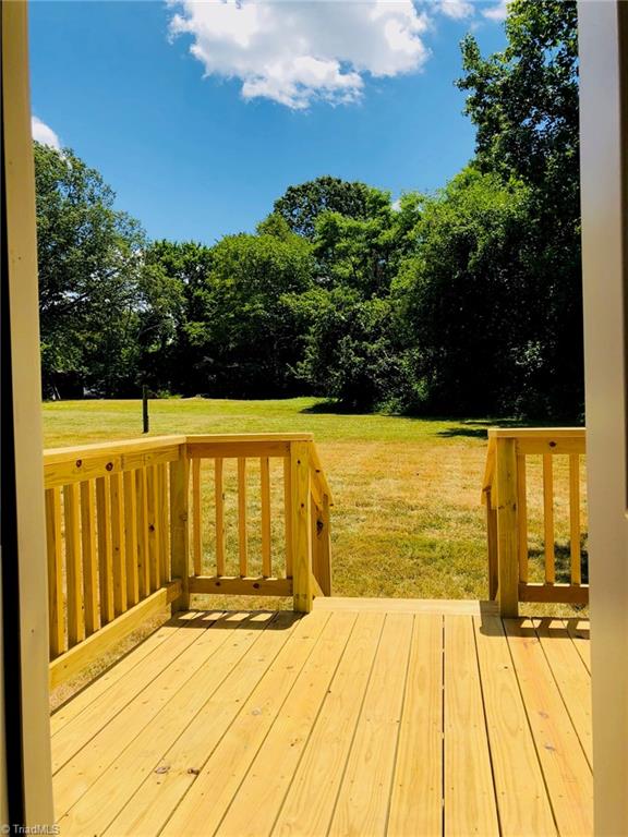 170 Paso Street Rural Hall, NC 27045 - Photo 14 of 26 View to the backyard from new door in kitchen.