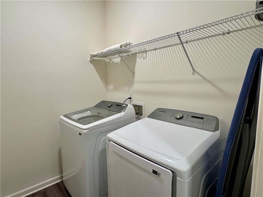 152 Andria Way Northwest Cartersville, GA 30120 - Photo 9 of 24 a utility room with dryer and washer