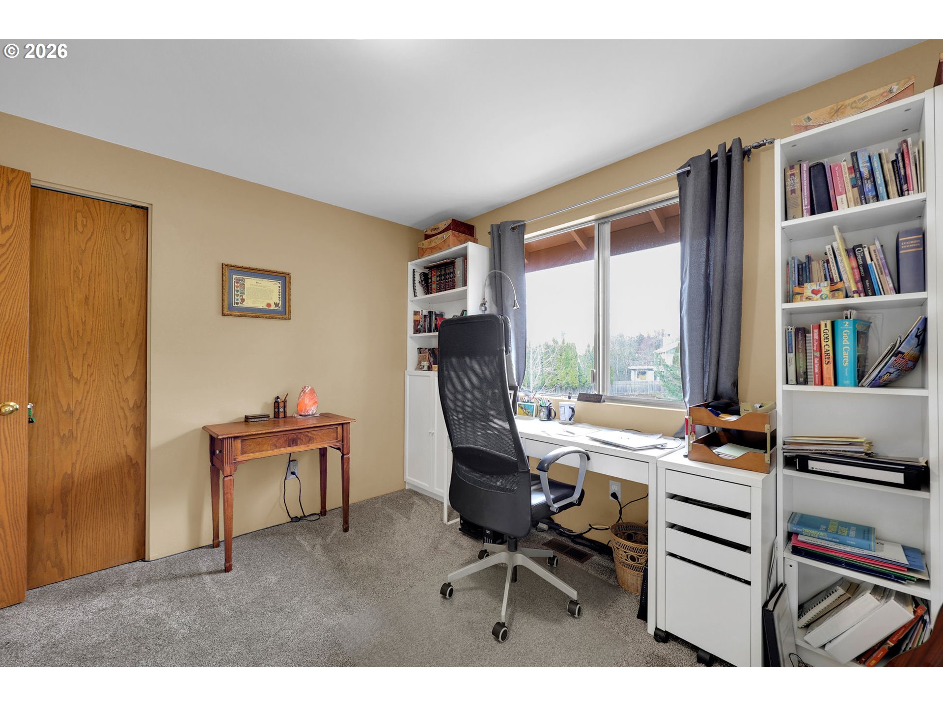 4452 Jessica Drive Springfield, OR 97478 - Photo 28 of 43 a view of a workspace with furniture and a window