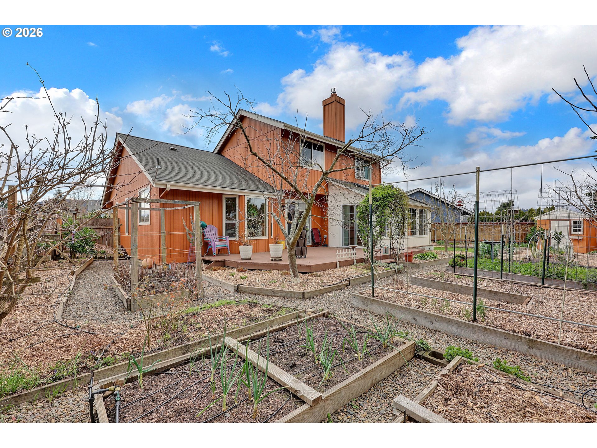 4452 Jessica Drive Springfield, OR 97478 - Photo 35 of 43 a backyard of a house with table and chairs