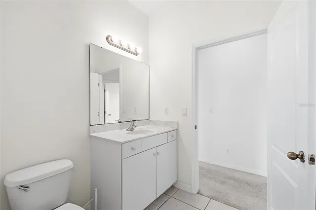 a view of outdoor space with deck and garden