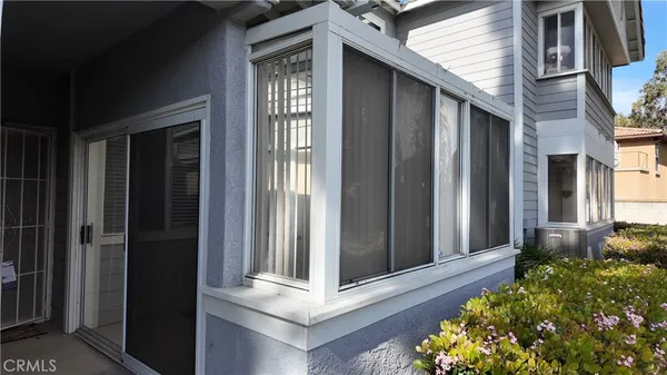 a view of a entryway of the house