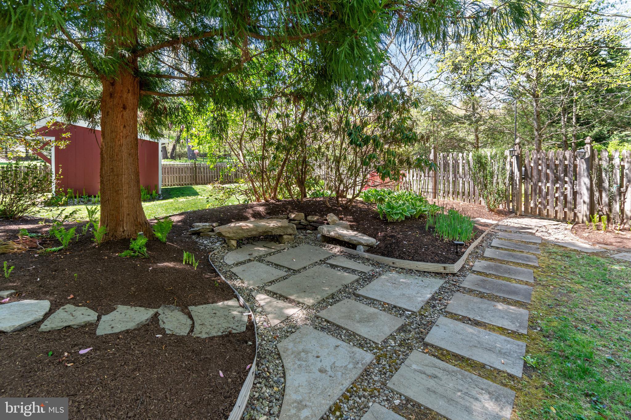 6103 Upper York Road New Hope, PA 18938 - Photo 70 of 81 Walkway to Rear Yard Patio