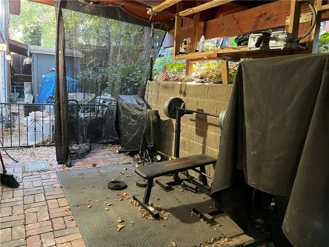 a room with musical instruments