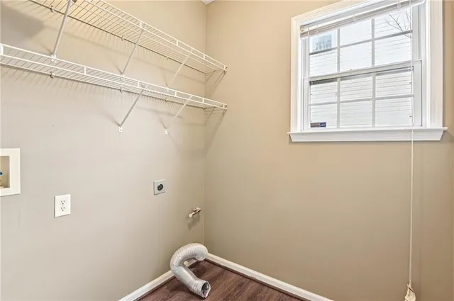 a view of a room with rack on the wall