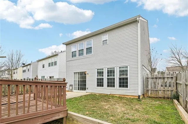 a view of a house with a balcony