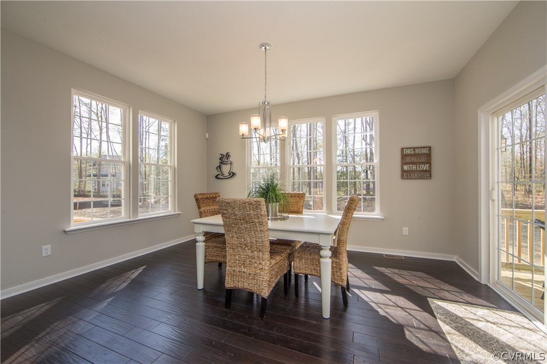 8955 Lavenham Loop Midlothian, VA 23112 - Photo 12 of 47 a dining room with furniture window wooden floor