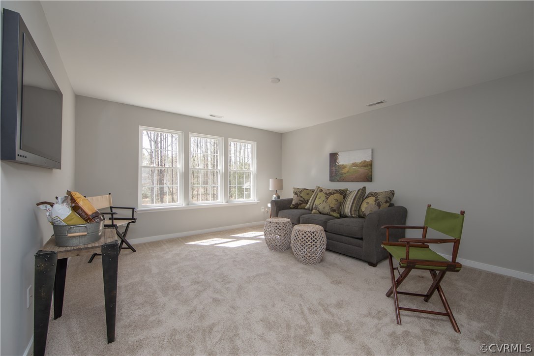 8955 Lavenham Loop Midlothian, VA 23112 - Photo 26 of 47 a living room with furniture and a flat screen tv