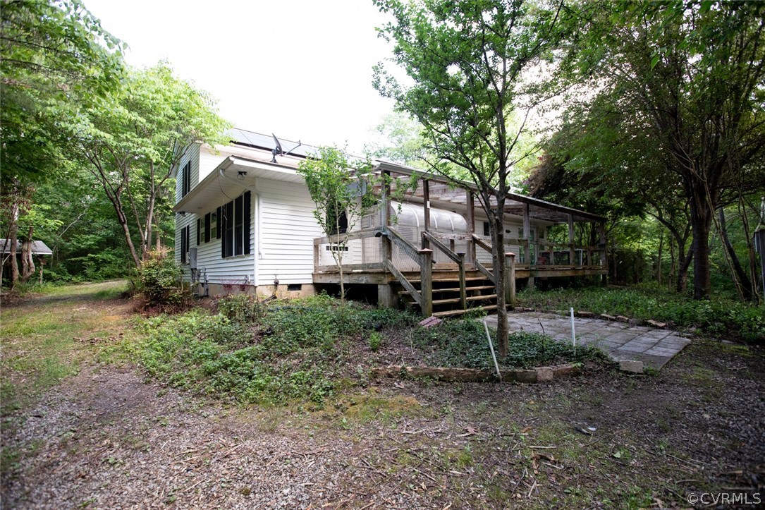 1771 Saw Mill Road Farmville, VA 23901 - Photo 44 of 48 a view of backyard with wooden fence and large trees