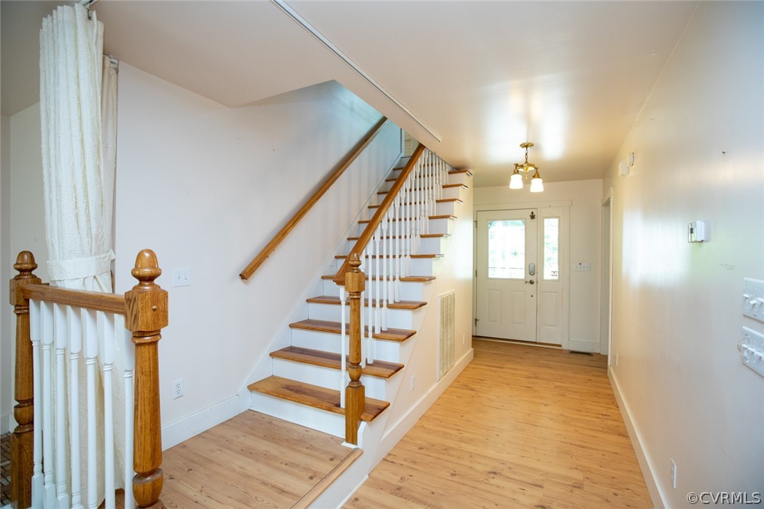 1771 Saw Mill Road Farmville, VA 23901 - Photo 5 of 48 a view of an entryway with staircase