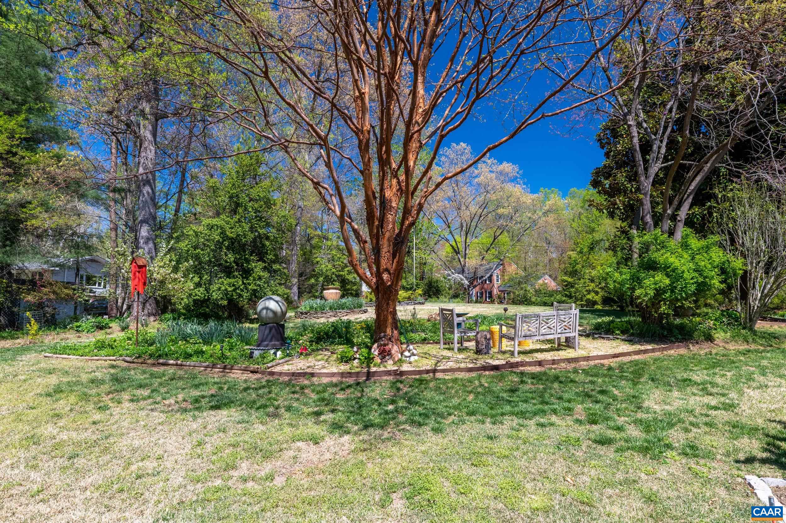 103 Powhatan Circle Charlottesville, VA 22901 - Photo 42 of 75 a view of bench sitting in middle of a park