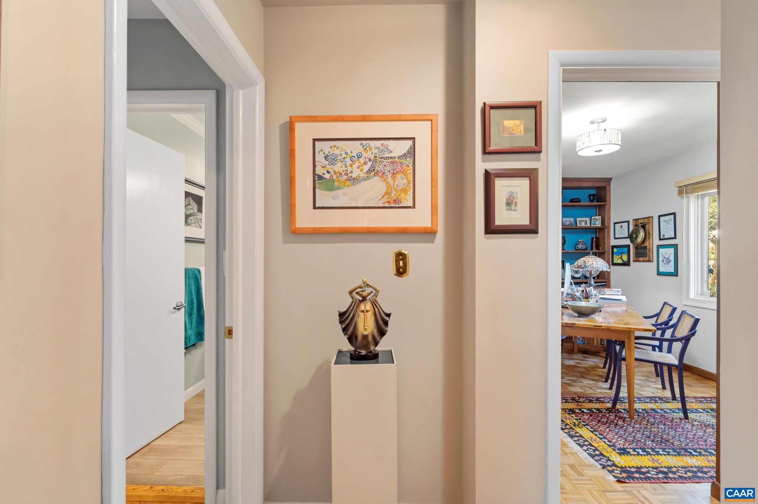 103 Powhatan Circle Charlottesville, VA 22901 - Photo 8 of 75 a view of a hallway and dining room