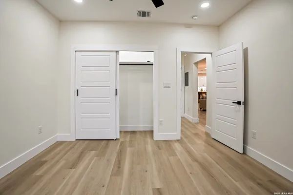 wooden floor in an empty room