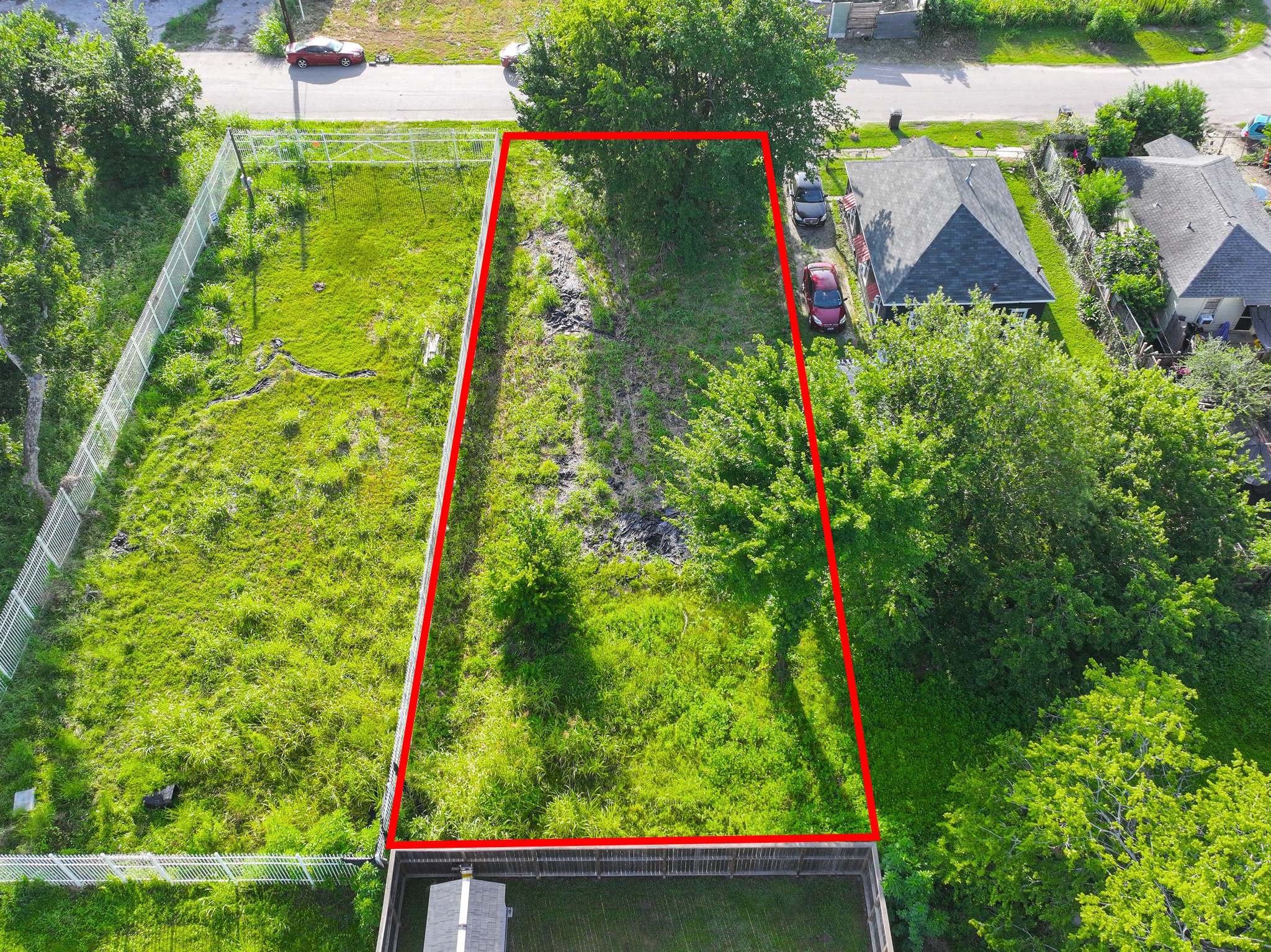 a view of swimming pool from a garden