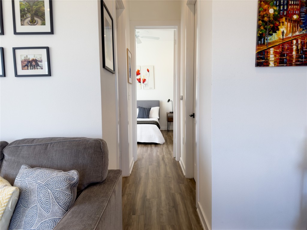 2804 South 1st Street, Unit 1301 Austin, TX 78704 - Photo 8 of 15 a living room with furniture and a window