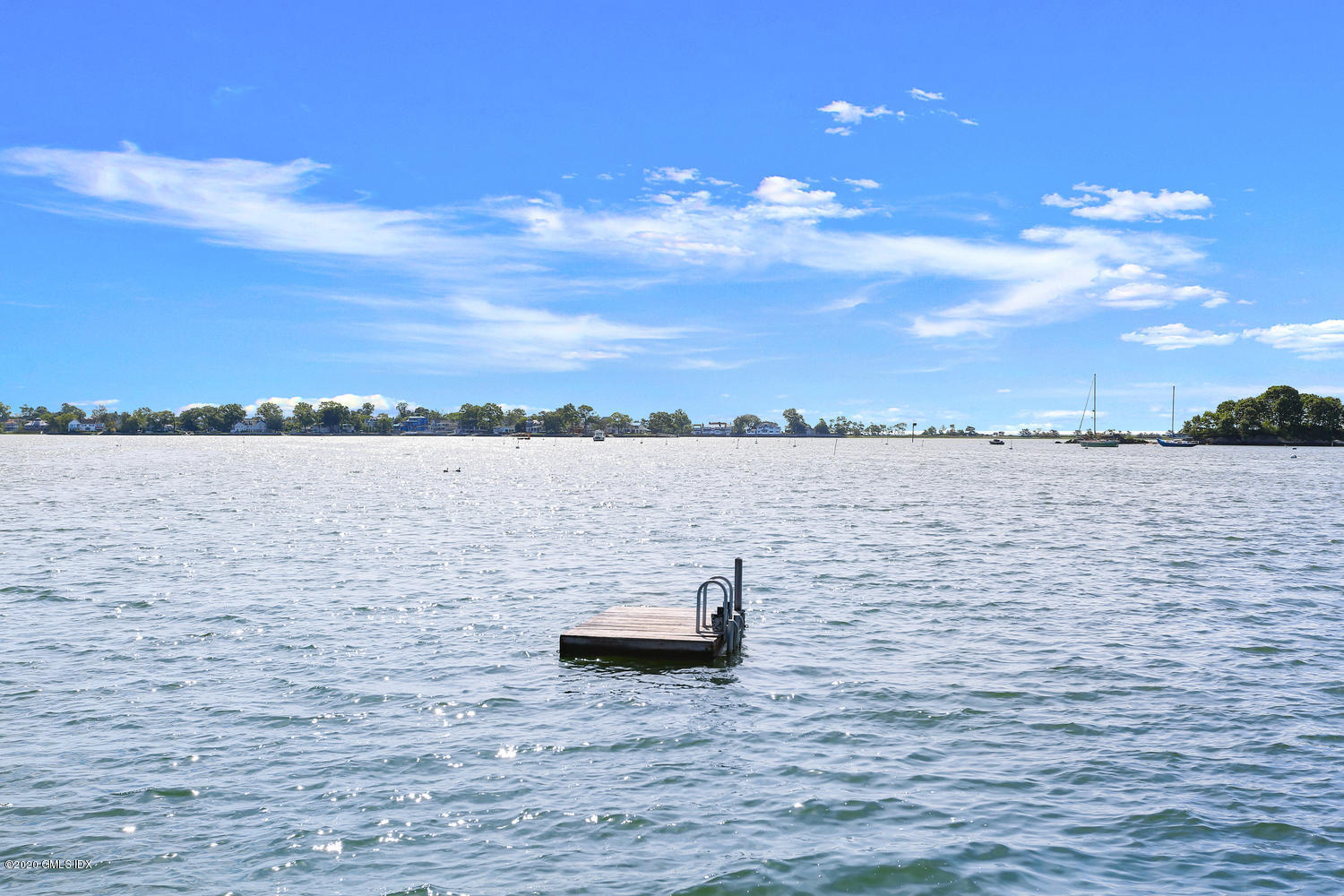 132 Cedar Cliff Road Riverside, CT 06878 - Photo 34 of 37 Diving Platform-Private Beach