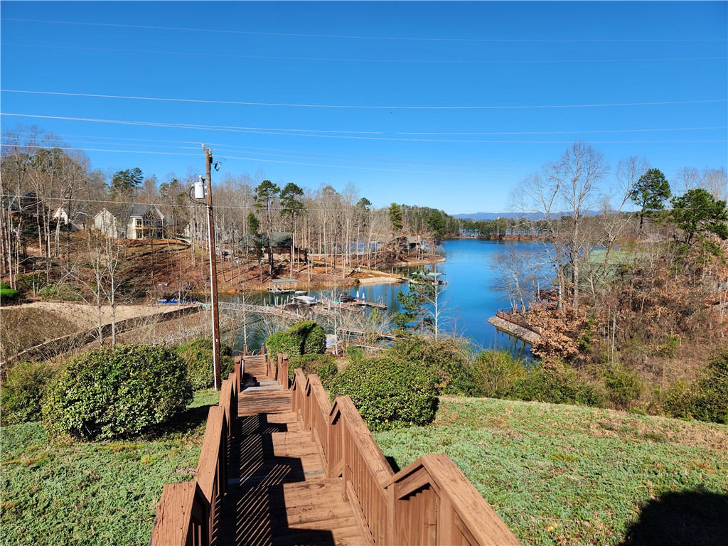 312 Killdevil Hill, Unit A Six Mile, SC 29682 - Photo 32 of 44 Steps down from the parking area to the day use bo