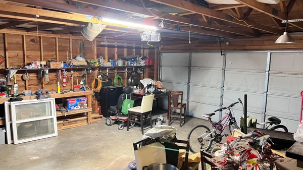 a view of storage and utility room