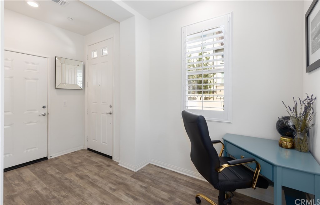 75 Plateau Irvine, CA 92618 - Photo 21 of 29 a view of a workspace with furniture and a window