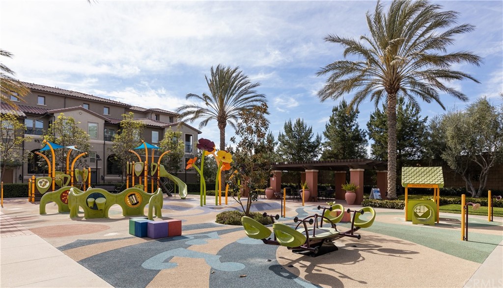 75 Plateau Irvine, CA 92618 - Photo 26 of 29 a view of a backyard with sitting area and furniture