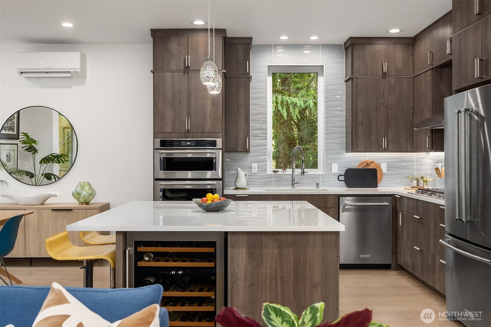 13532 Phelps Road Northeast Bainbridge Island, WA 98110 - Photo 14 of 35 a kitchen with a sink cabinets and window
