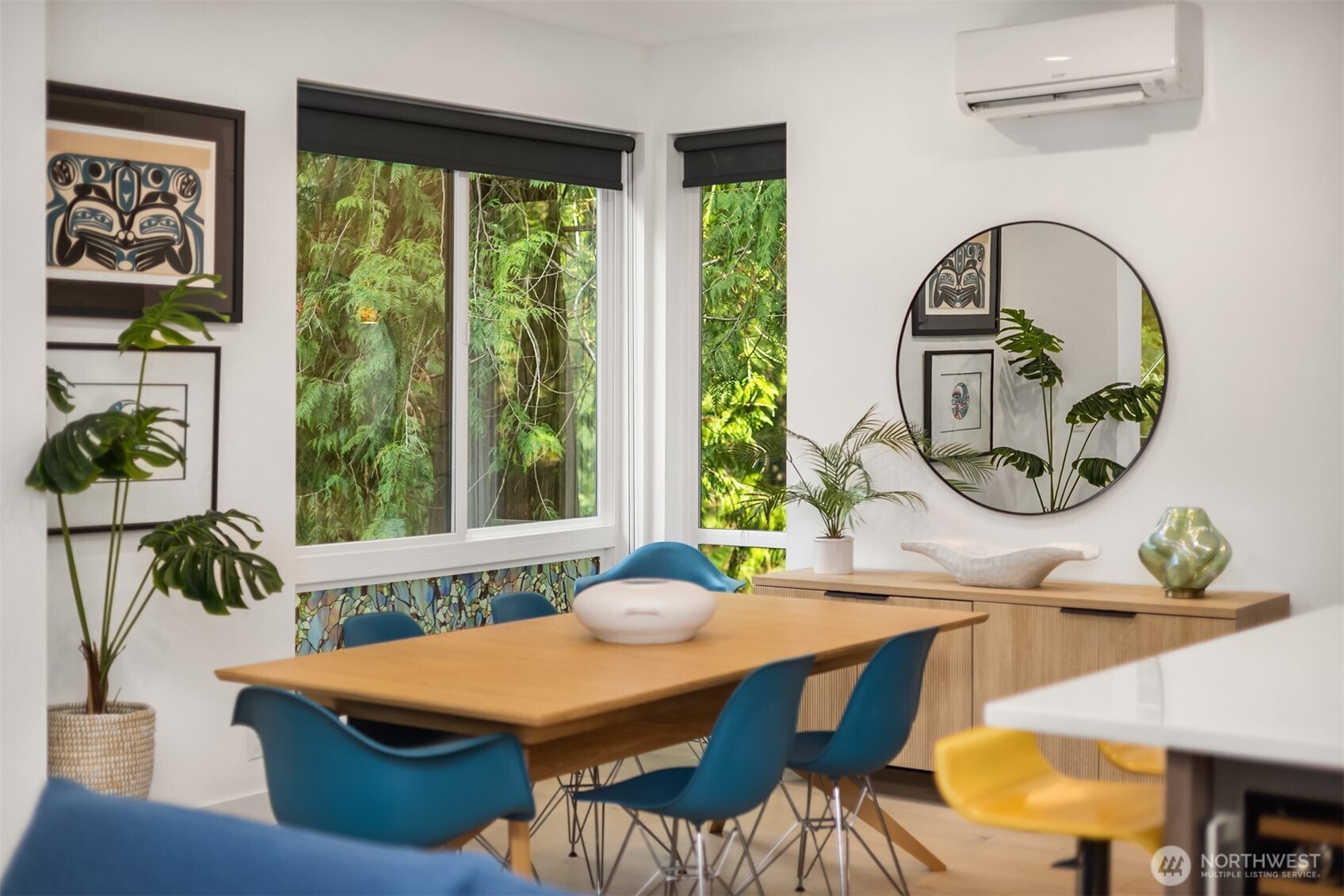 13532 Phelps Road Northeast Bainbridge Island, WA 98110 - Photo 16 of 35 a view of a dining room with furniture window and outside view