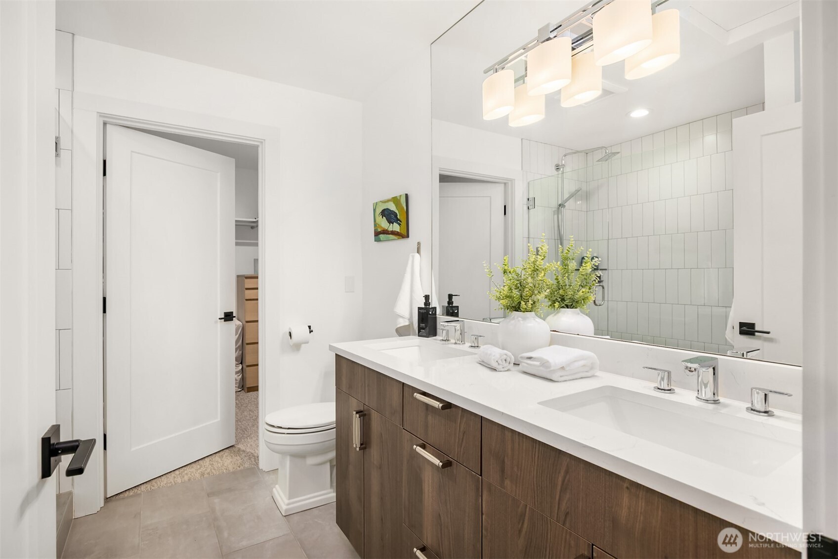 13532 Phelps Road Northeast Bainbridge Island, WA 98110 - Photo 27 of 35 a bathroom with a sink a toilet and shower